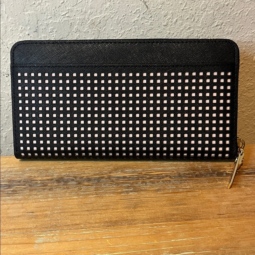 Kate Spade New York Cameron Street Perforated Stacy Zip Around Wallet - Picture 3 of 10